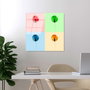 Wallity UV-843 Pintura Decorativa de Vidrio Templado Multicolor 50 x 50 cm